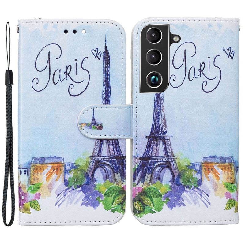 Flip Cover Samsung Galaxy S22 Plus 5G Maleri Paris