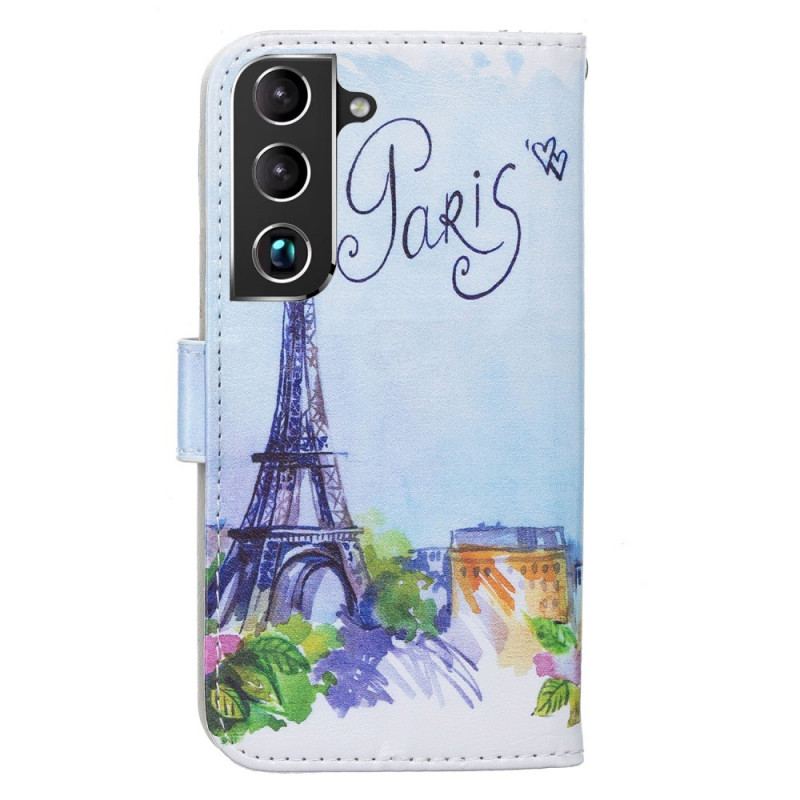Flip Cover Samsung Galaxy S22 Plus 5G Maleri Paris