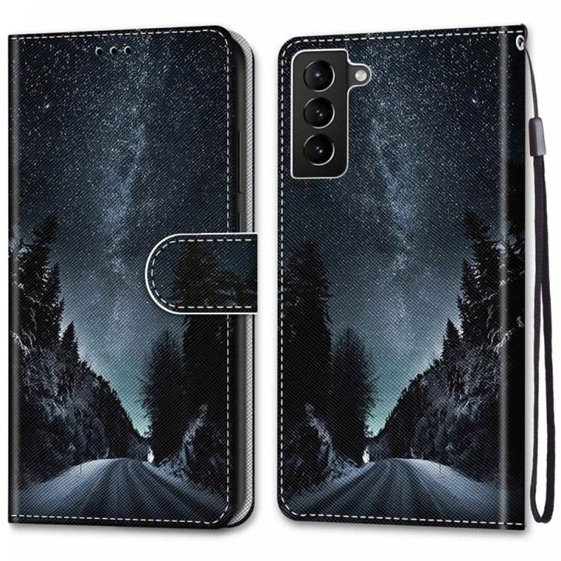 Flip Cover Samsung Galaxy S22 Plus 5G Mystisk Natur