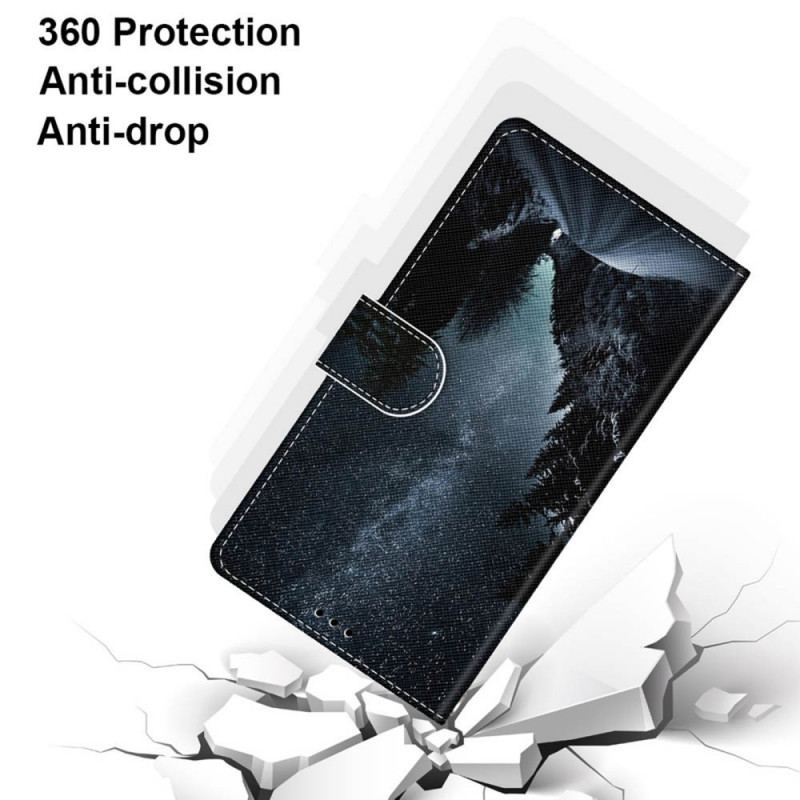 Flip Cover Samsung Galaxy S22 Plus 5G Mystisk Natur