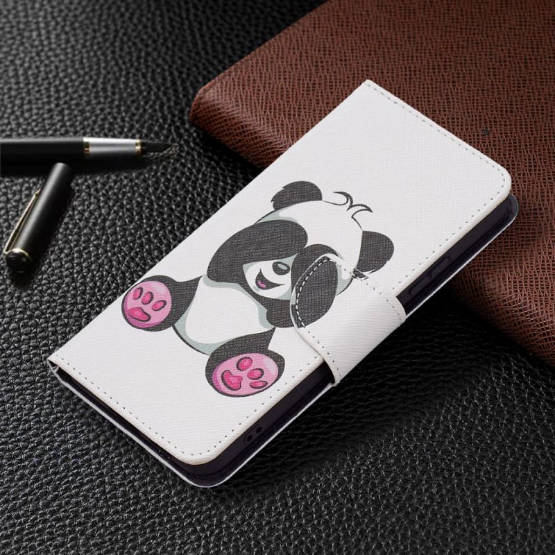 Flip Cover Samsung Galaxy S22 Plus 5G Panda Sjov