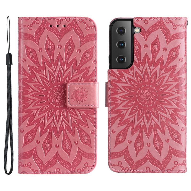 Flip Cover Samsung Galaxy S22 Plus 5G Solblomst