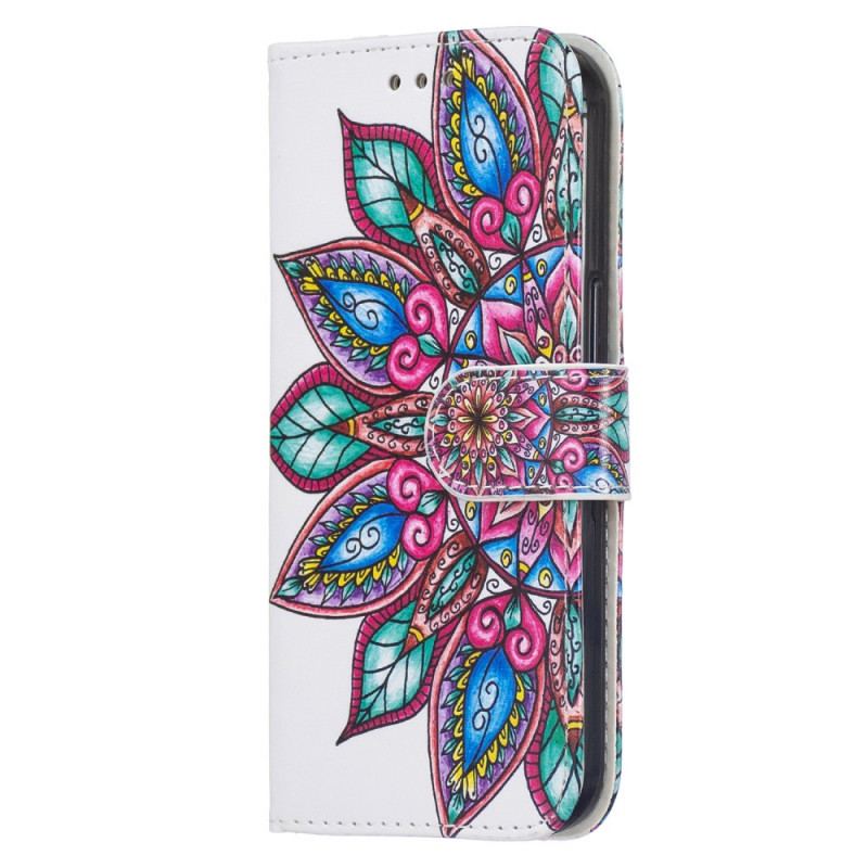 Flip Cover Samsung Galaxy S22 Plus 5G Tegnet Mandala