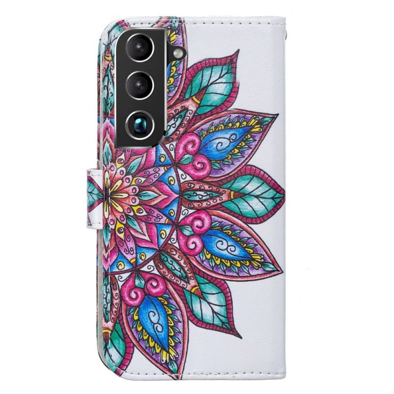 Flip Cover Samsung Galaxy S22 Plus 5G Tegnet Mandala