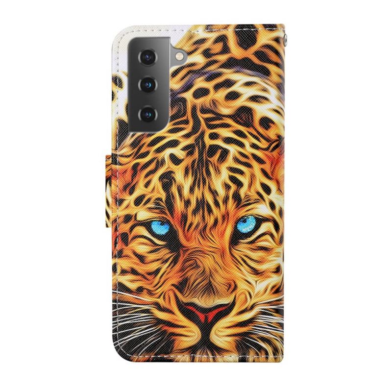 Flip Cover Samsung Galaxy S22 Plus 5G Tiger Med Snor