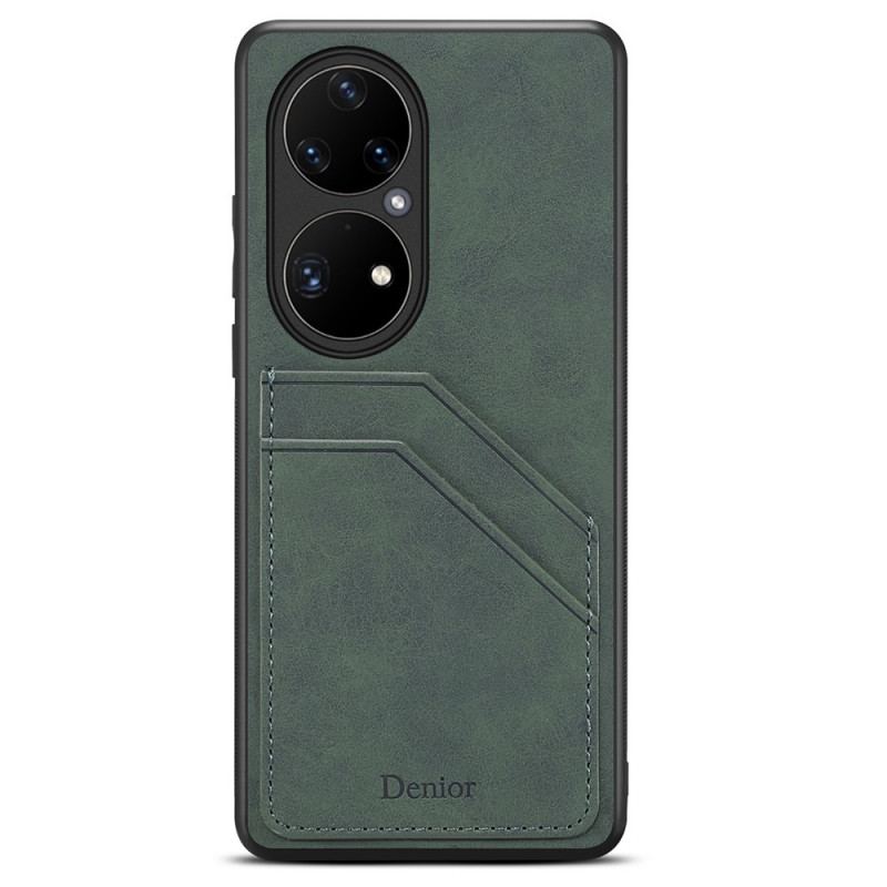 Cover Huawei P50 Pro Denior Double Slot Card Holder