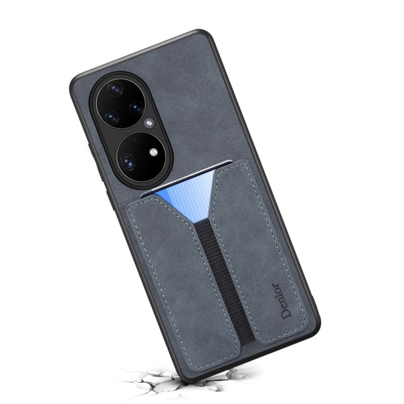 Cover Huawei P50 Pro Denior Elastisk Kortholder