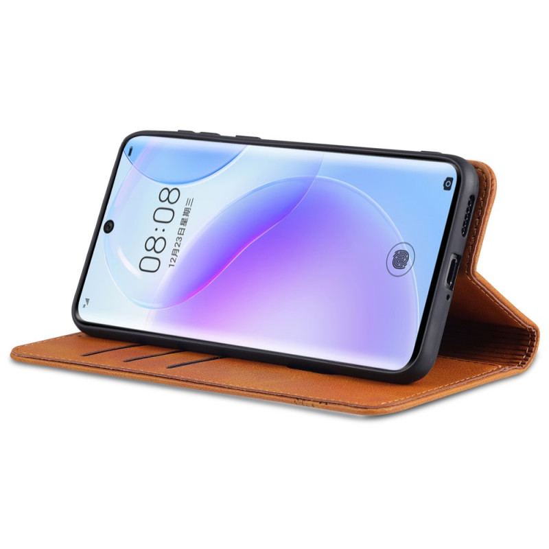 Cover Huawei P50 Pro Flip Cover Azns Læderstyling