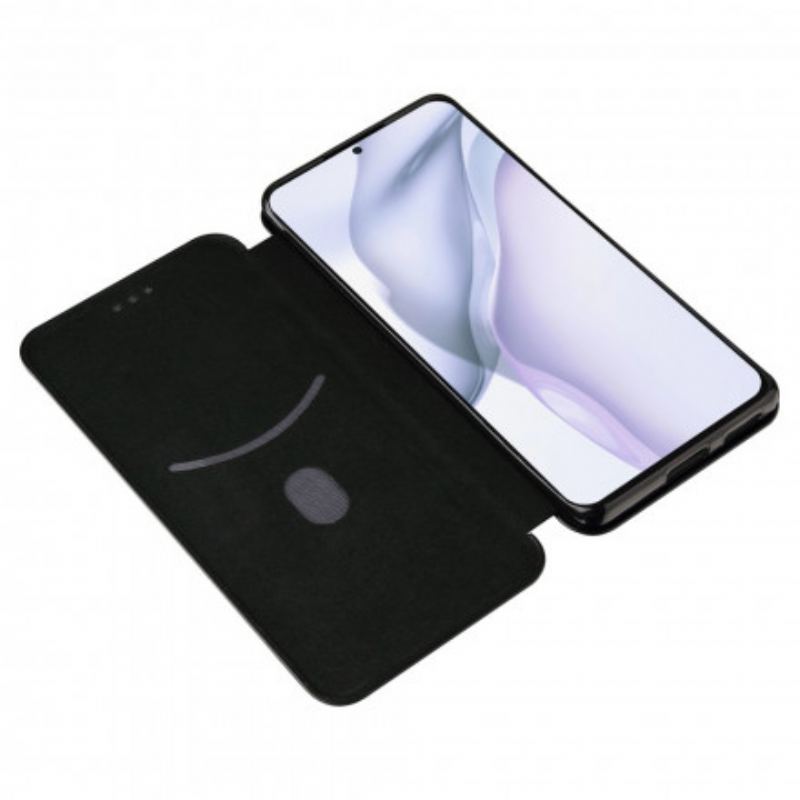 Cover Huawei P50 Pro Flip Cover Kulfiber