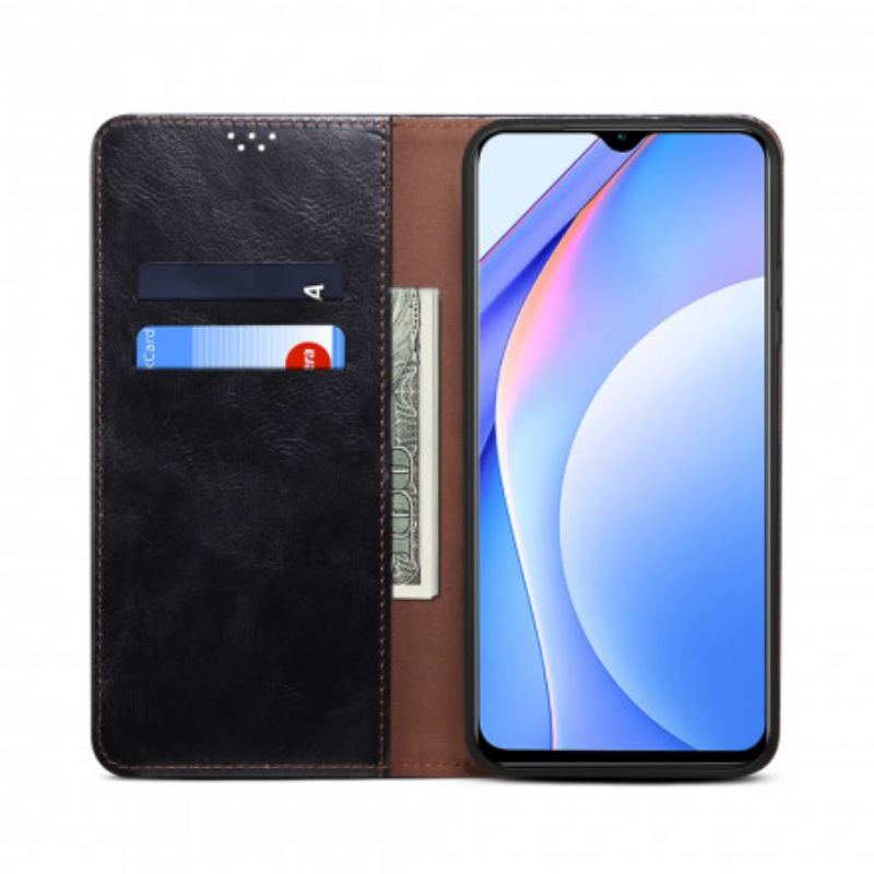 Cover Huawei P50 Pro Flip Cover Voksbehandlet Kunstlæder