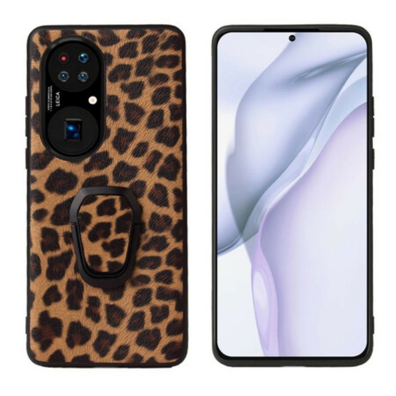 Cover Huawei P50 Pro Leopard Stil Ring-støtte