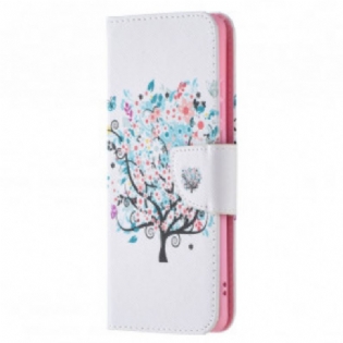 Flip Cover Huawei P50 Pro Blomstret Træ