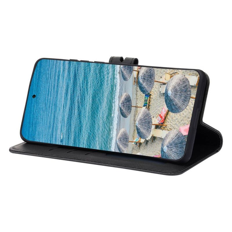 Flip Cover Huawei P50 Pro Imiteret Læderkilling