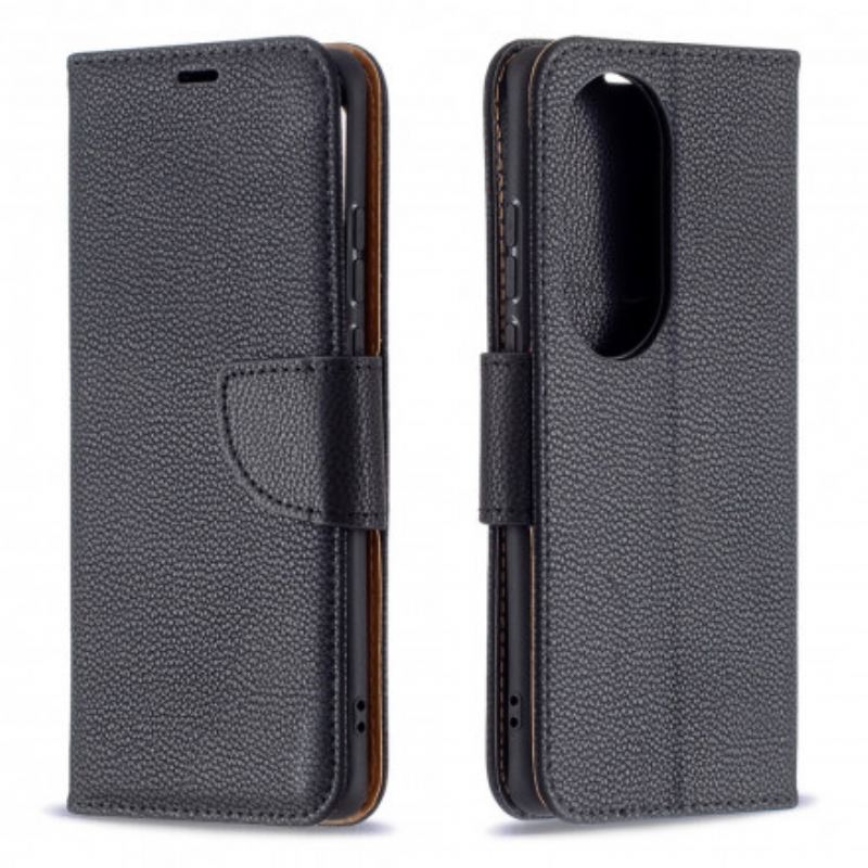 Flip Cover Huawei P50 Pro Læder Cover Litchi Rabat Oblique