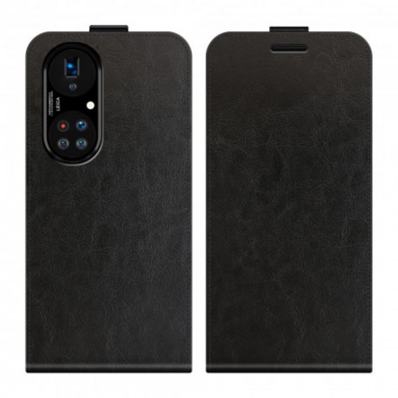 Flip Cover Huawei P50 Pro Læder Cover Lodret Flap Lædereffekt