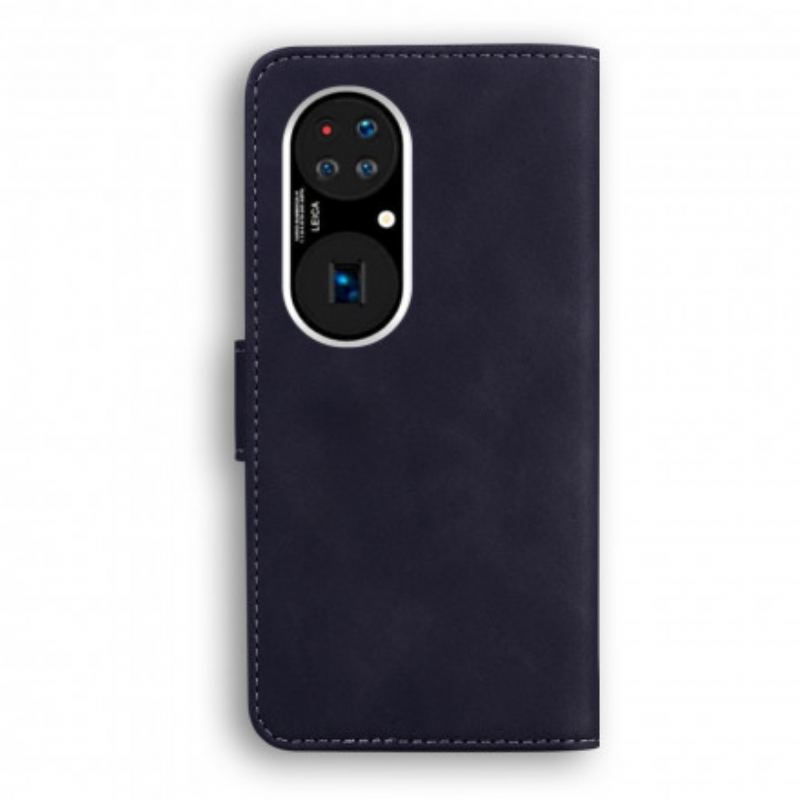 Flip Cover Huawei P50 Pro Vintage Couture Læderstil