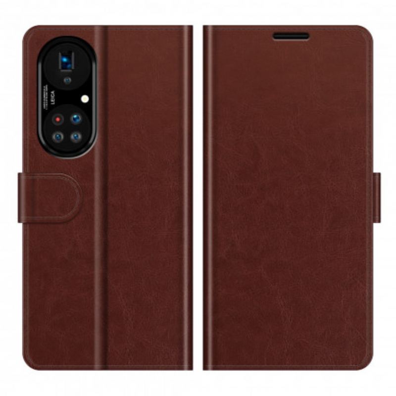 Læder Cover Huawei P50 Pro Stil Læder Design