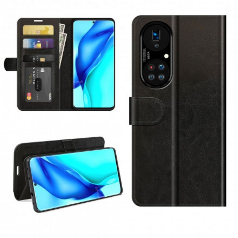 Læder Cover Huawei P50 Pro Stil Læder Design