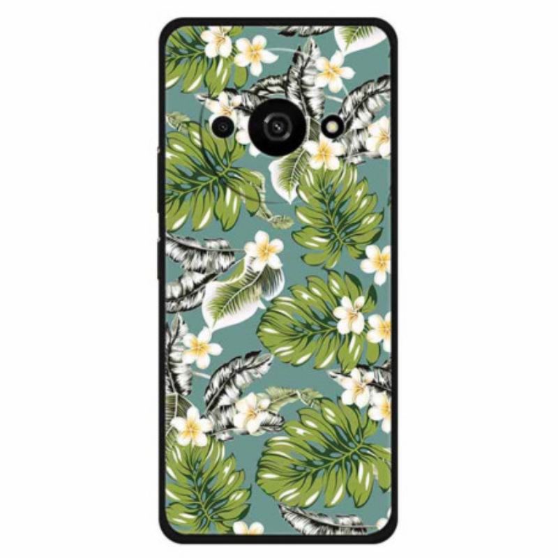 Cover Poco C61 Plantain Blade Og Gyldne Blomster