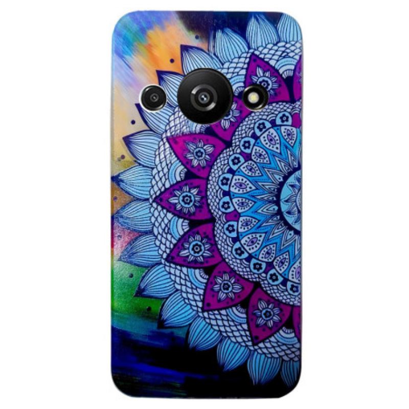 Cover Poco C61 Telefon Etui Mandalablomst