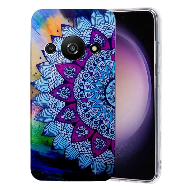 Cover Poco C61 Telefon Etui Mandalablomst