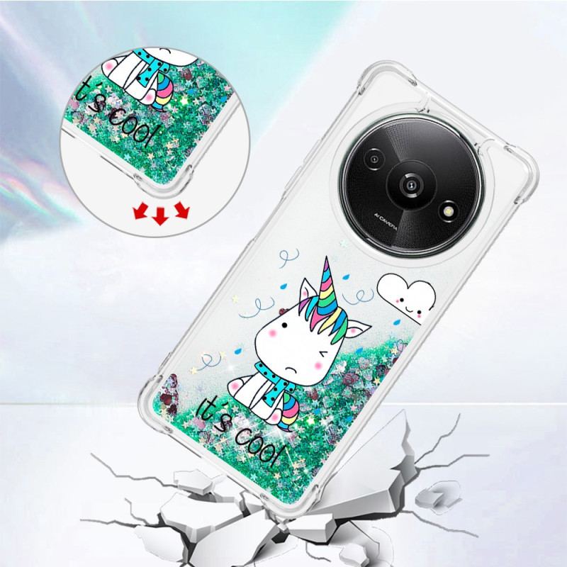 Cover Poco C61 Unicorn Glitter