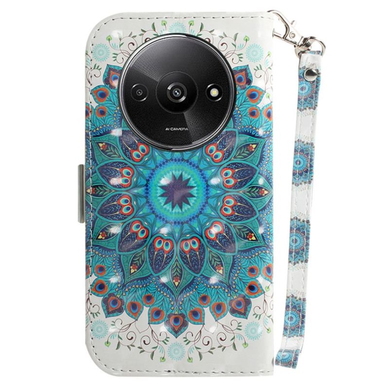 Flip Cover Poco C61 Grøn Mandala Med Rem