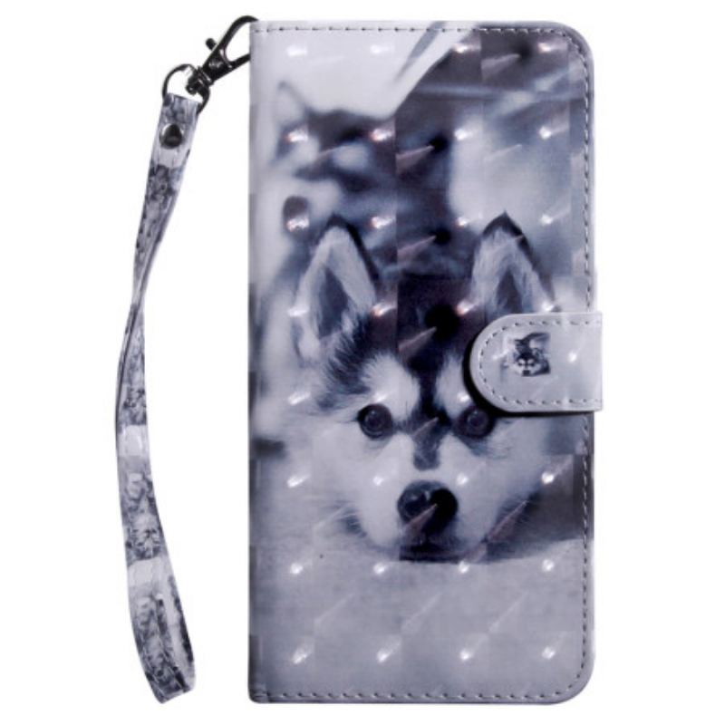 Flip Cover Poco C61 Husky Med Rem