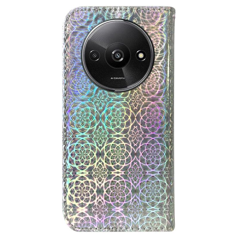 Flip Cover Poco C61 Strappy Disco Style