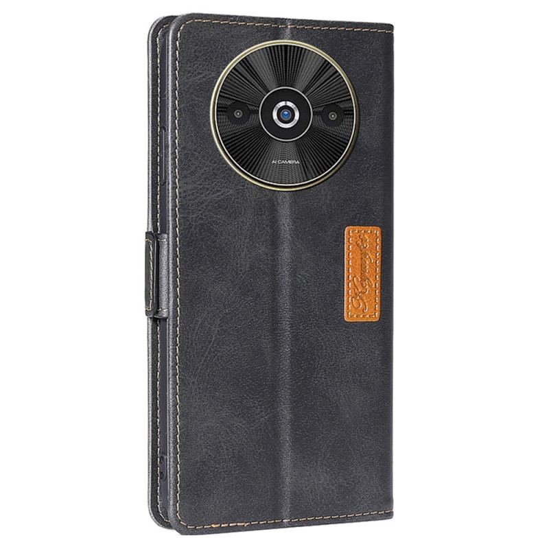 Flip Cover Poco C61 Tofarvet Retro