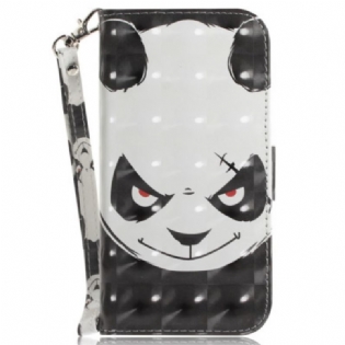 Flip Cover Poco C61 Vred Panda Med Rem