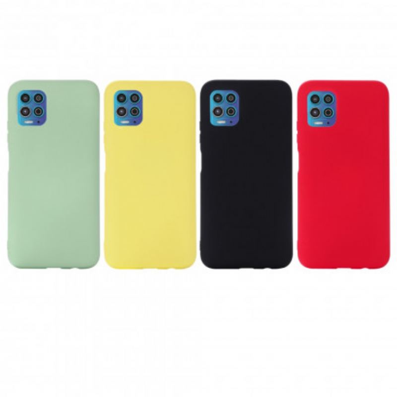 Cover Moto G100 Flydende Silikone Med Snor