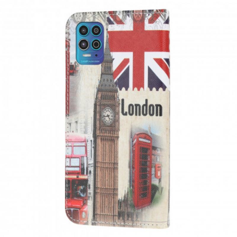 Flip Cover Moto G100 London Liv