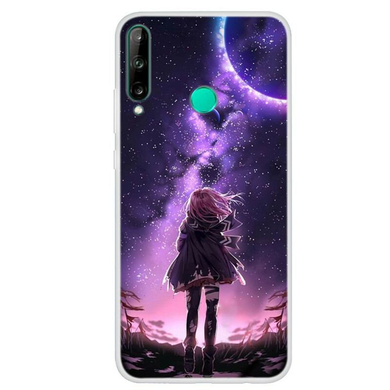 Cover Huawei P40 Lite E Magisk Fuldmåne