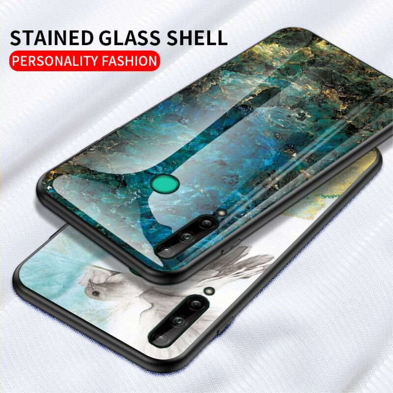 Cover Huawei P40 Lite E Premium Farver Hærdet Glas