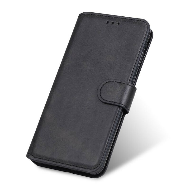 Flip Cover Huawei P40 Lite E Klassisk Lædereffekt