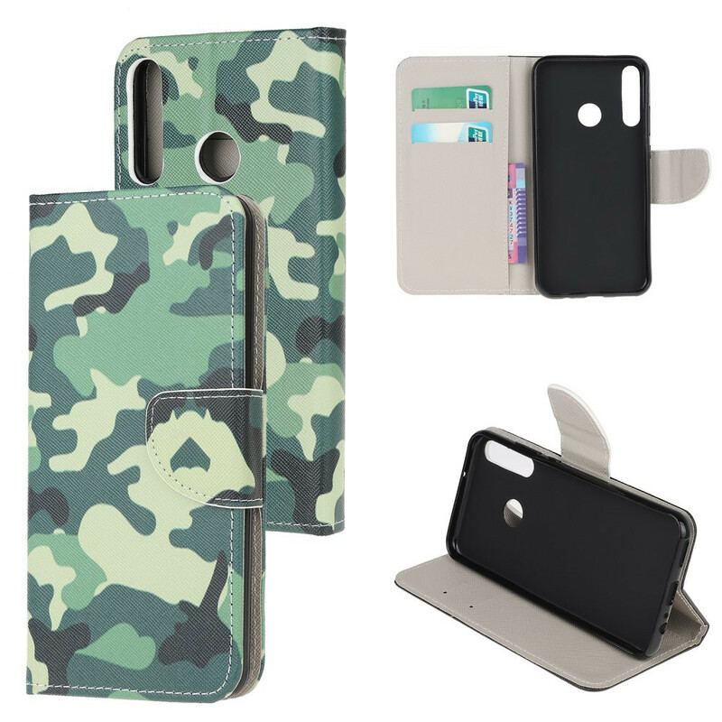 Flip Cover Huawei P40 Lite E Militær Camouflage