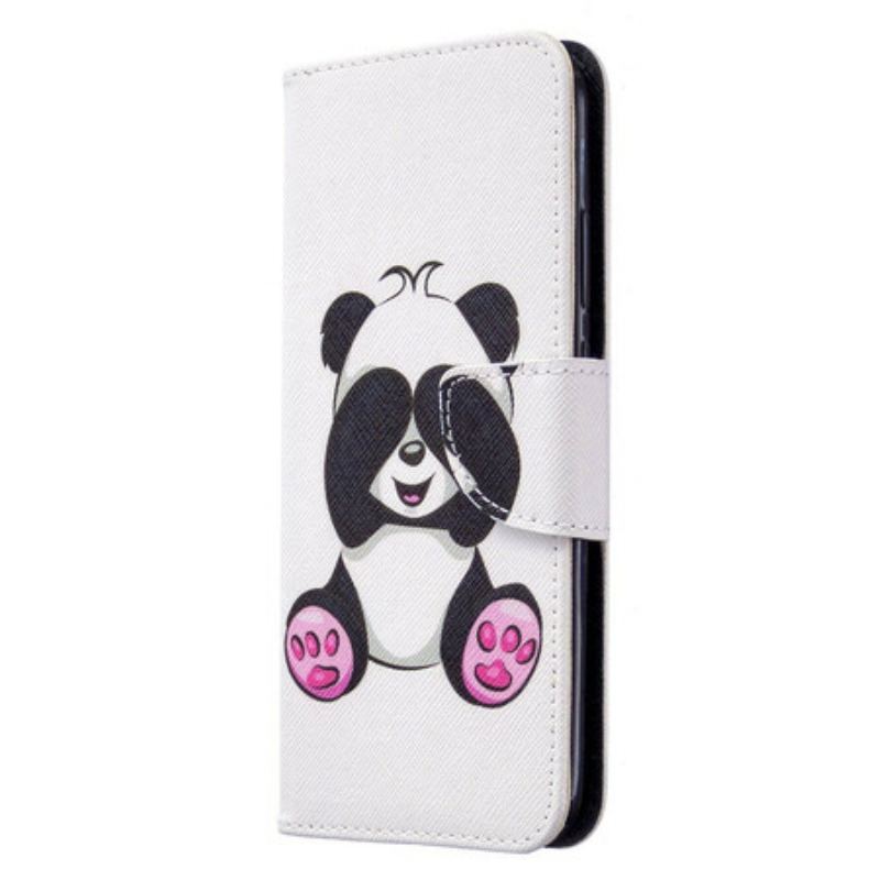 Flip Cover Huawei P40 Lite E Panda Sjov