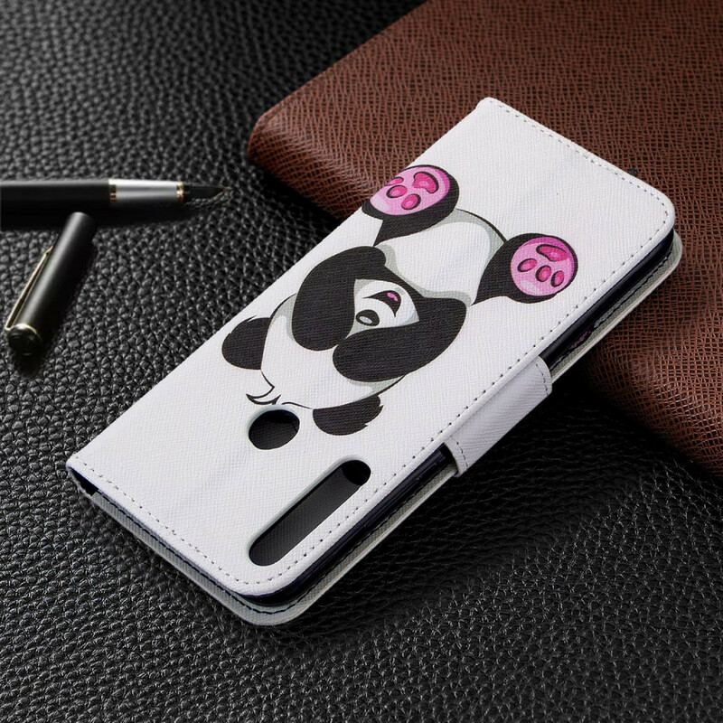 Flip Cover Huawei P40 Lite E Panda Sjov