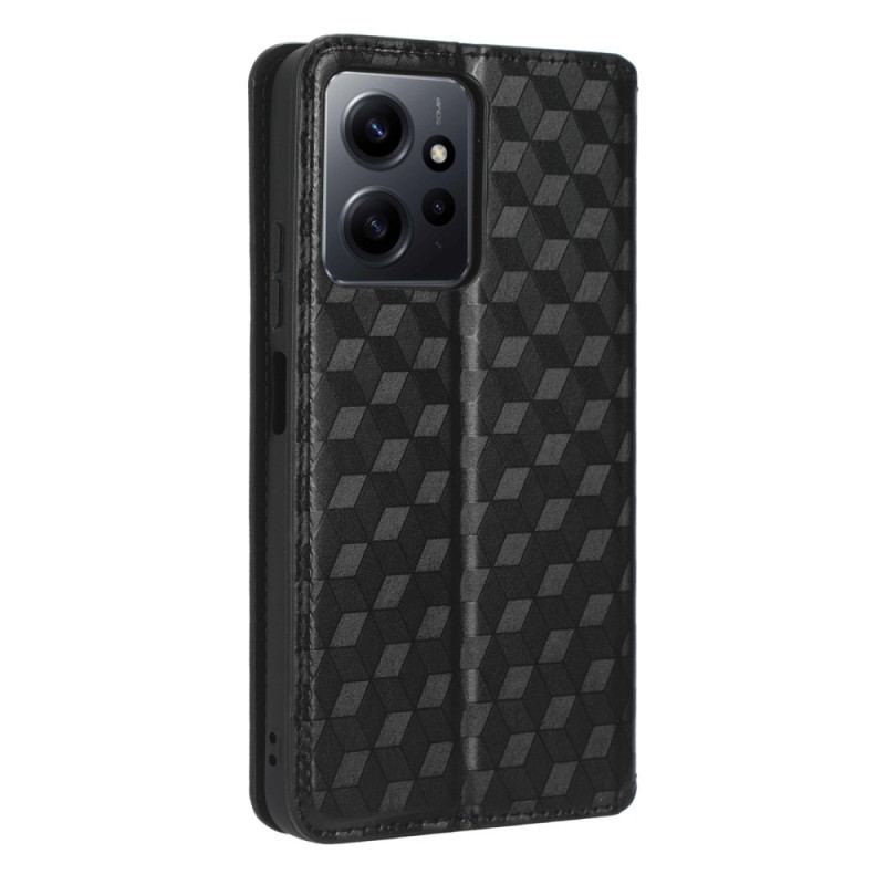 Cover Xiaomi Redmi Note 12 4G Flip Cover 3d Mønster