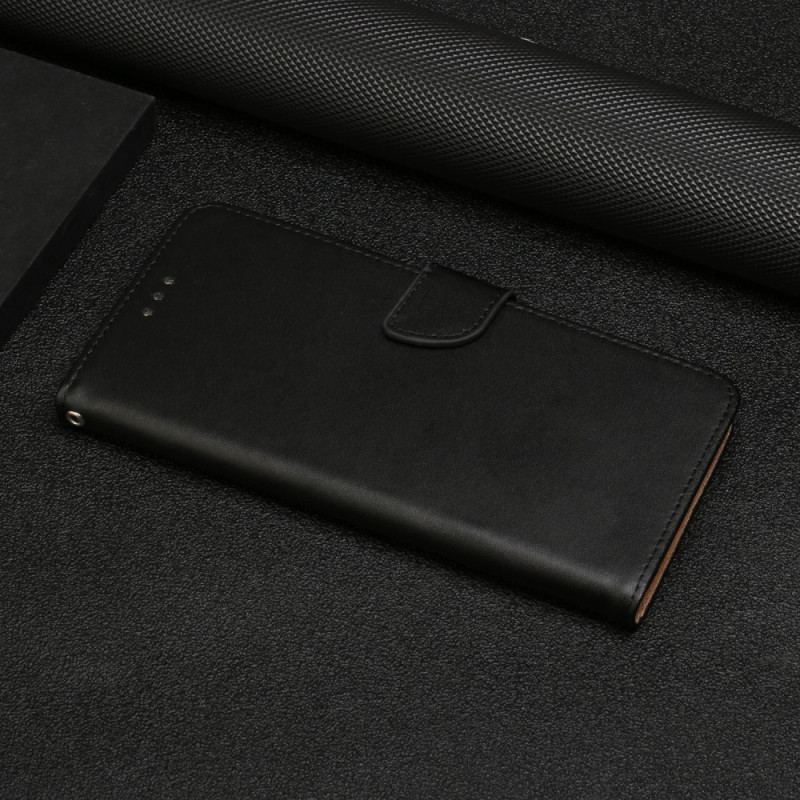 Flip Cover Xiaomi Redmi Note 12 4G Ægte Nappa Læder