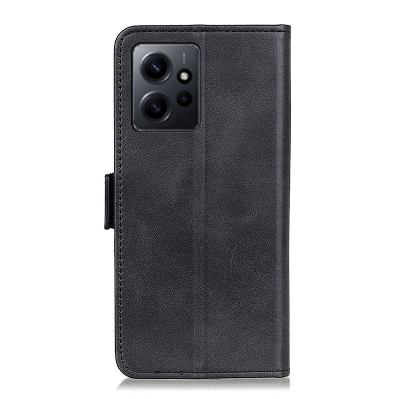 Flip Cover Xiaomi Redmi Note 12 4G Dobbelt Lås