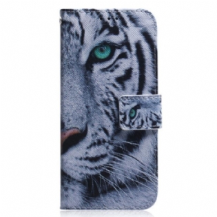 Flip Cover Xiaomi Redmi Note 12 4G Hvid Tiger