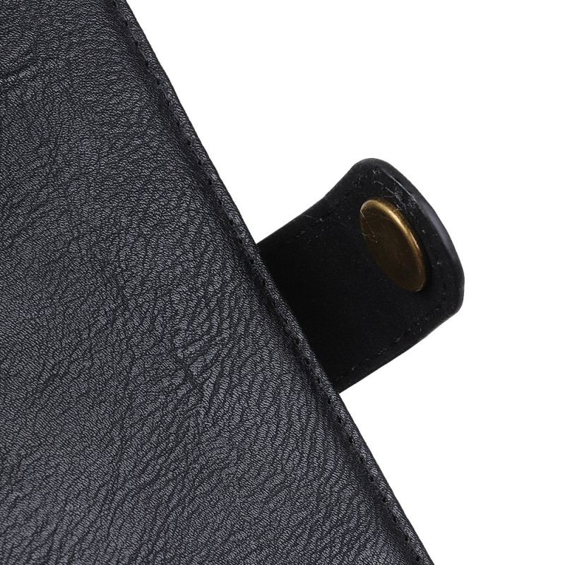 Flip Cover Xiaomi Redmi Note 12 4G Imiteret Læder Retro Khazneh