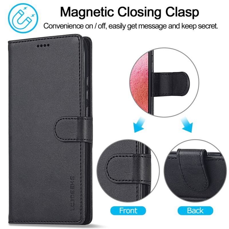 Flip Cover Xiaomi Redmi Note 12 4G Lædereffekt Lc.imeeke