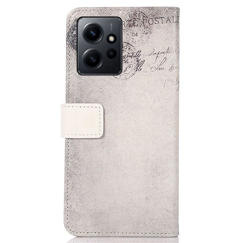 Flip Cover Xiaomi Redmi Note 12 4G Rejsende Kat