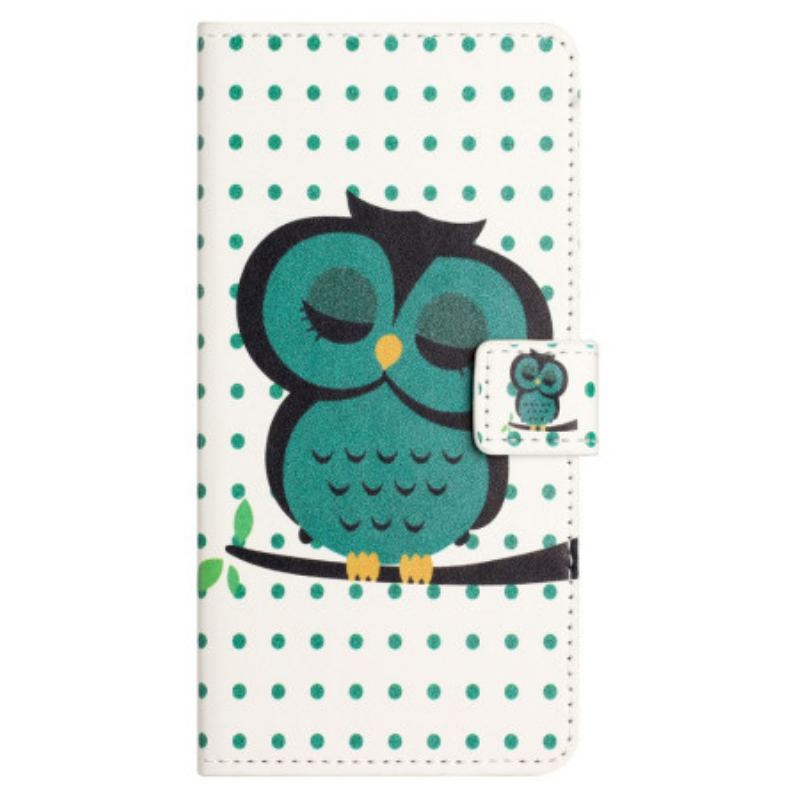 Flip Cover Xiaomi Redmi Note 12 4G Sovende Ugle