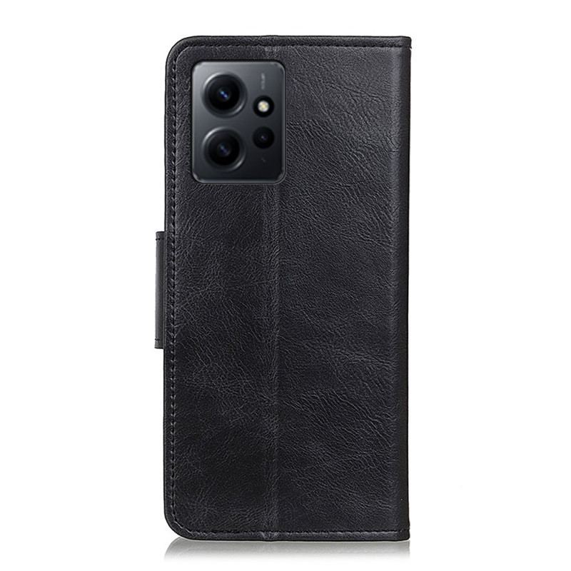 Flip Cover Xiaomi Redmi Note 12 4G Stil Læderlås Vendbar