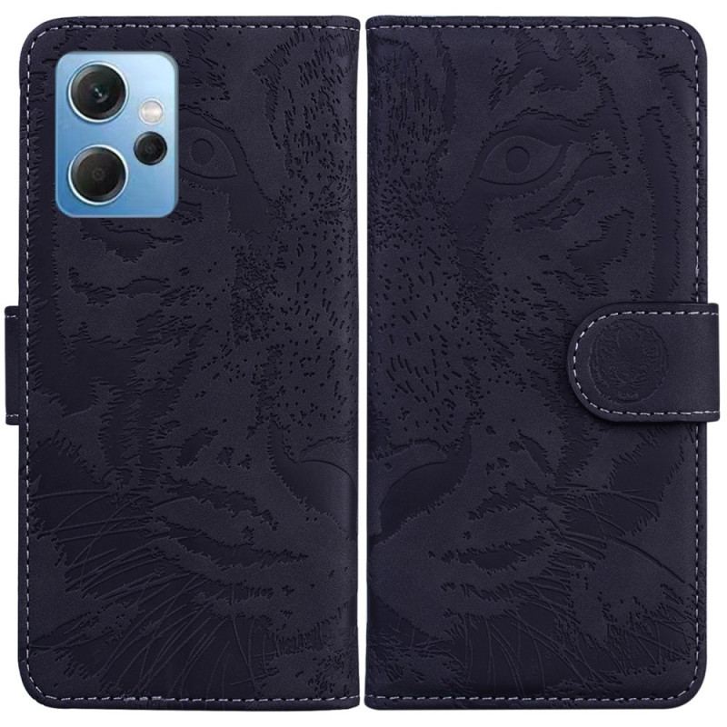 Flip Cover Xiaomi Redmi Note 12 4G Tiger Fodaftryk