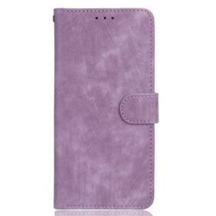 Flip Cover Xiaomi Redmi Note 12 4G Vintage Synlige Sømme